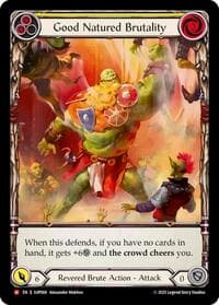 Good Natured Brutality (Extended Art) - Super Slam - Flesh and Blood TCG card