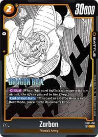 Zarbon - SB02-051 - Manga Booster 02 - Dragon Ball Super: Fusion World card