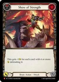 Show of Strength - Super Slam - Flesh and Blood TCG card