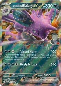 Team Rocket's Nidoking ex - 217 - SV: Scarlet & Violet Promo Cards - Pokemon card