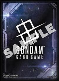 Gundam Card Game - Official Card Sleeves EX [EVX03] (Space Black) - Bandai Card Sleeves - Card Sleeves card