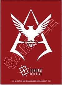 Gundam Card Game - Official Matte Sleeves EX 01 (Char Aznable) - Bandai Card Sleeves - Card Sleeves card