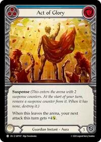 Act of Glory (Blue) - Super Slam - Flesh and Blood TCG card
