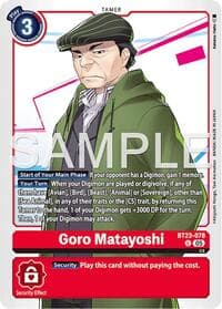 Goro Matayoshi - Hackers' Slumber - Digimon Card Game card