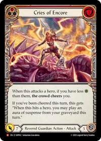 Cries of Encore - Super Slam - Flesh and Blood TCG card