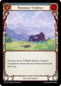 Renounce Violence - Super Slam - Flesh and Blood TCG card