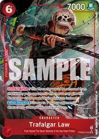Trafalgar Law - PRB02-002 (Alternate Art) - Premium Booster -The Best- Vol. 2 - One Piece Card Game card