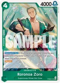 Roronoa Zoro - PRB02-006 - Premium Booster -The Best- Vol. 2 - One Piece Card Game card