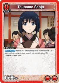 Tsubame Sanjo - UE11ST: Rurouni Kenshin Starter Deck - Union Arena card