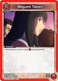 Megumi Takani (081) - UE11ST: Rurouni Kenshin Starter Deck - Union Arena card