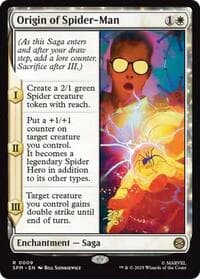 Origin of Spider-Man - Prerelease Cards - Magic: The Gathering card