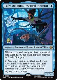 Lady Octopus, Inspired Inventor - Prerelease Cards - Magic: The Gathering card
