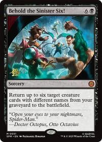 Behold the Sinister Six! - Prerelease Cards - Magic: The Gathering card