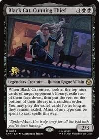 Black Cat, Cunning Thief - Prerelease Cards - Magic: The Gathering card