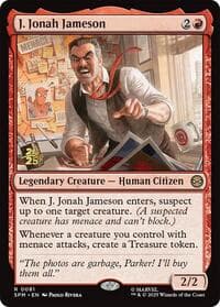 J. Jonah Jameson - Prerelease Cards - Magic: The Gathering card