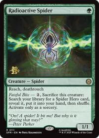 Radioactive Spider - Prerelease Cards - Magic: The Gathering card