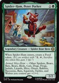 Spider-Ham, Peter Porker - Prerelease Cards - Magic: The Gathering card