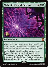 Web of Life and Destiny - Prerelease Cards - Magic: The Gathering card