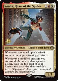 Arana, Heart of the Spider - Prerelease Cards - Magic: The Gathering card