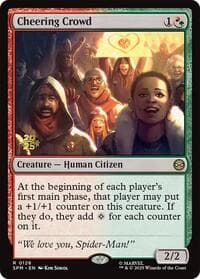 Cheering Crowd - Prerelease Cards - Magic: The Gathering card