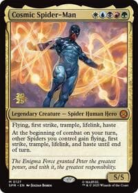Cosmic Spider-Man - Prerelease Cards - Magic: The Gathering card