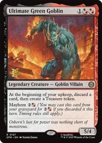 Ultimate Green Goblin - Prerelease Cards - Magic: The Gathering card
