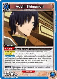 Aoshi Shinomori - UE11ST: Rurouni Kenshin Starter Deck - Union Arena card