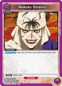 Makoto Shishio - UE11ST: Rurouni Kenshin Starter Deck - Union Arena card