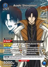Aoshi Shinomori (R*) - UE11ST: Rurouni Kenshin Starter Deck - Union Arena card