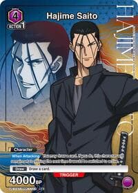 Hajime Saito (113) (R*) - UE11ST: Rurouni Kenshin Starter Deck - Union Arena card