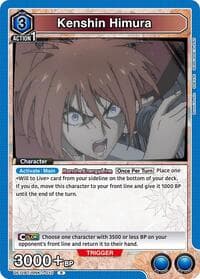 Kenshin Himura (010) - UE11BT: Rurouni Kenshin - Union Arena card