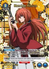Kenshin Himura (010) (R*) - UE11BT: Rurouni Kenshin - Union Arena card