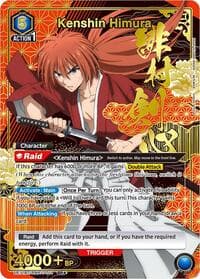 Kenshin Himura (011) (SR*) - UE11BT: Rurouni Kenshin - Union Arena card