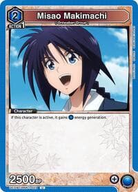 Misao Makimachi (023) - UE11BT: Rurouni Kenshin - Union Arena card