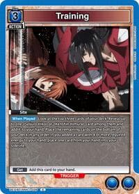 Training - UE11BT: Rurouni Kenshin - Union Arena card