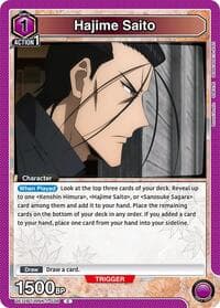Hajime Saito (036) - UE11BT: Rurouni Kenshin - Union Arena card