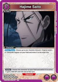 Hajime Saito (037) - UE11BT: Rurouni Kenshin - Union Arena card