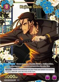Hajime Saito (037) (U*) - UE11BT: Rurouni Kenshin - Union Arena card