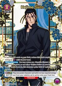 Hajime Saito (038) (R*) - UE11BT: Rurouni Kenshin - Union Arena card