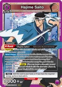 Hajime Saito (040) - UE11BT: Rurouni Kenshin - Union Arena card