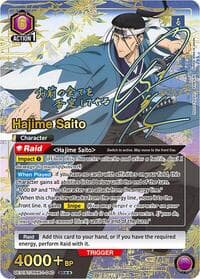 Hajime Saito (040) (SR**) - UE11BT: Rurouni Kenshin - Union Arena card