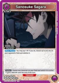 Sanosuke Sagara (042) - UE11BT: Rurouni Kenshin - Union Arena card