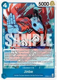 Jinbe - PRB02-007 - Premium Booster -The Best- Vol. 2 - One Piece Card Game card