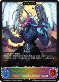 Blue Storm Supreme Dragon, Glory Maelstrom (Evolved) - Shadowverse: Evolve Promo Cards - Shadowverse: Evolve card