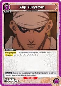 Anji Yukyuzan - UE11BT: Rurouni Kenshin - Union Arena card
