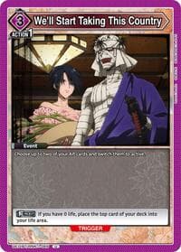 We'll Start Taking This Country - UE11BT: Rurouni Kenshin - Union Arena card