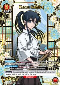 Kaoru Kamiya (070) (R*) - UE11BT: Rurouni Kenshin - Union Arena card