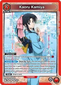 Kaoru Kamiya (071) - UE11BT: Rurouni Kenshin - Union Arena card