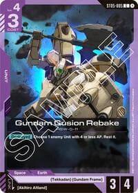 Gundam Gusion Rebake - Starter Deck 05: Iron Bloom - Gundam Card Game card