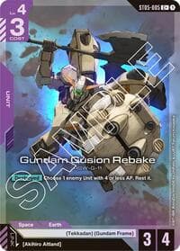 Gundam Gusion Rebake (C+) - Starter Deck 05: Iron Bloom - Gundam Card Game card